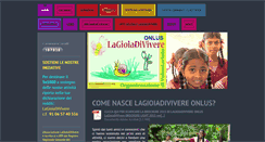 Desktop Screenshot of lagioiadivivere.org